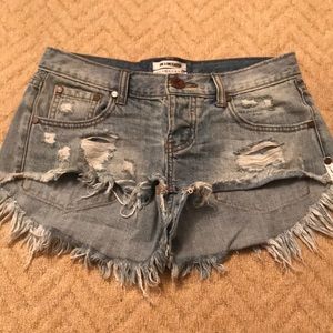 One Teaspoon Bonita Cutoff Shorts - image 1